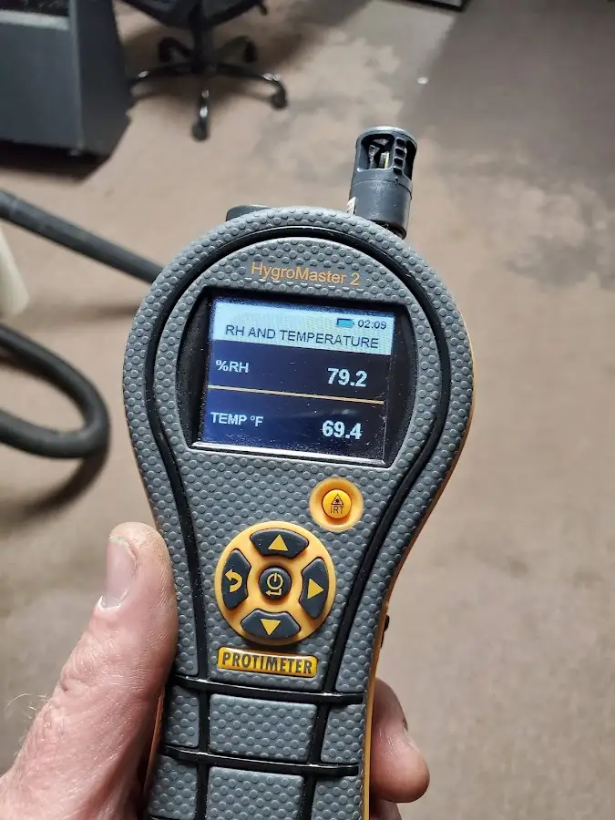 Moisture meter humidity assessment for Fire & Smoke Damage Restoration in Lehi
